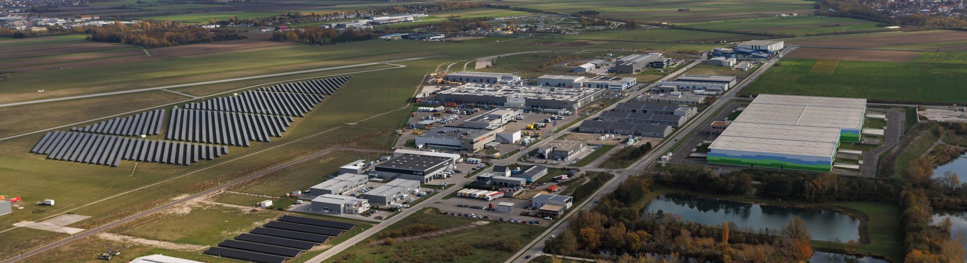 Luftbild Wirtschaftspark Kottingbrunn