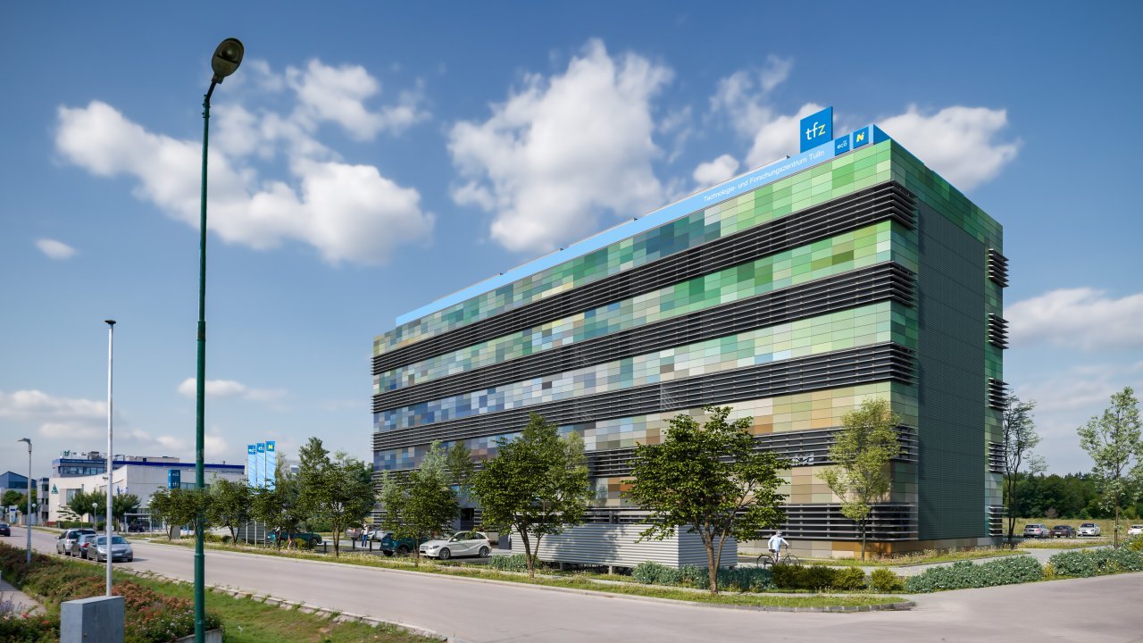 Rendering TFZ Tulln Ausbau Bauteil E
