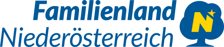 Logo von Familienland Niederösterreich mit Baum und N Logo
