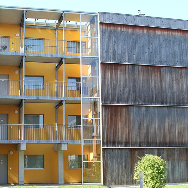 Gemeinnütziger Wohnbau im Holzbaustil