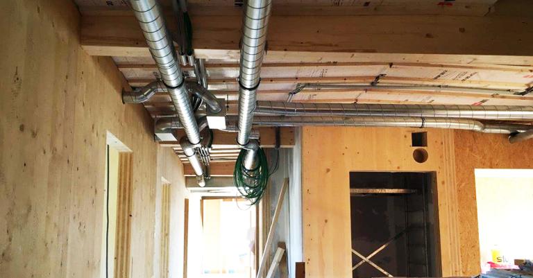 Holzbau im Haus des Lernens