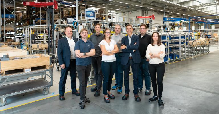 Gruppenfoto in Halle