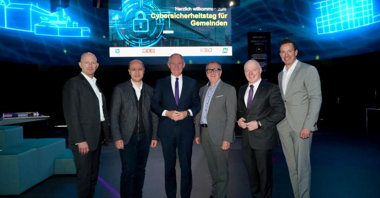 Herrengruppen-Foto: Cybersicherheitstag für Gemeinden