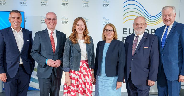 Gruppenfoto „Invest in Health“ beim Europa-Forum Wachau 2024