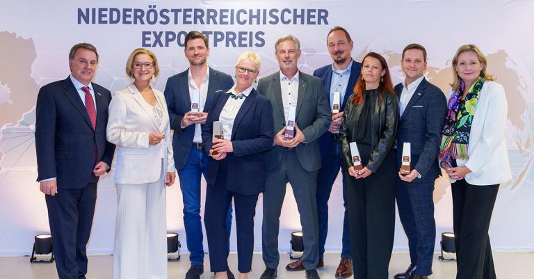 großes Gruppenfoto Niederösterreichischer Exportpreis