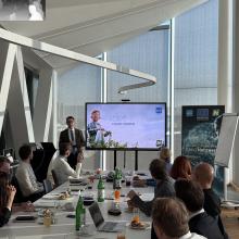 Vortragssituation im Haus der Digitalisierung