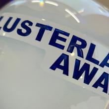 Siegertrophäe Clusterland Award