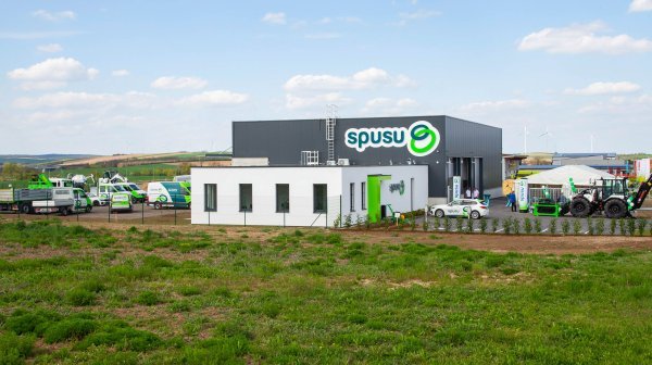Firma spusu mit Fuhrpark im Wirtschaftspark Mistelbach-Wilfersdorf