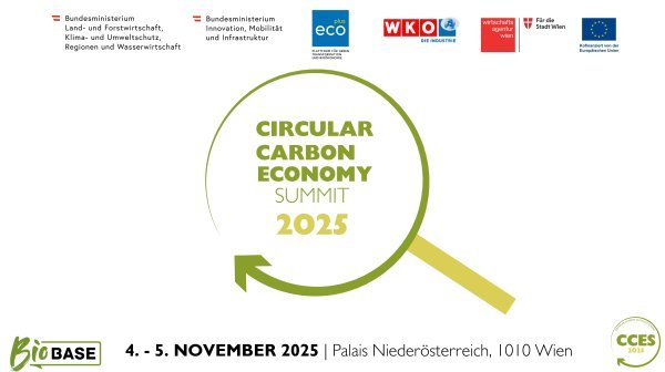 Logo Circular Carbon Economy Summit 2025 mit allen Sponsoren