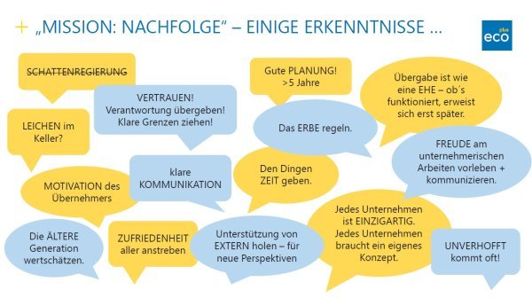 PowerPoint Folie mit Zitaten von Erkenntnissen der TeilnehmerInnen