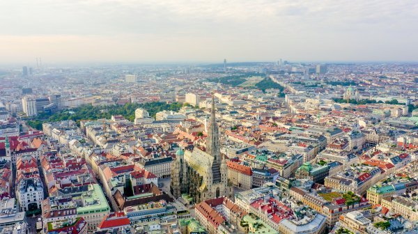 Panoramabild von Wien