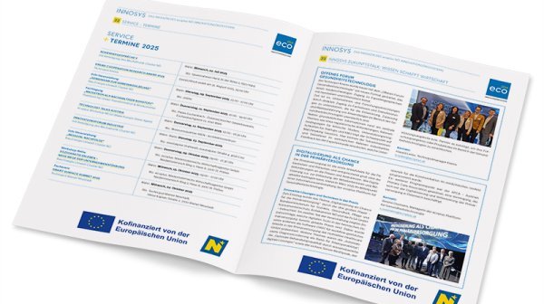 Mock-up des Magazins