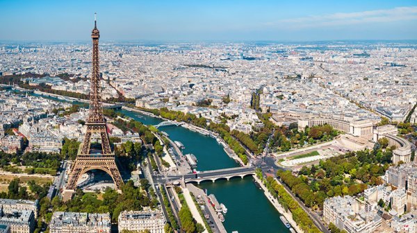 Foto von Paris mit Eifelturm