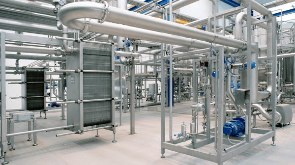 Anlage in der Lebensmittelbranche