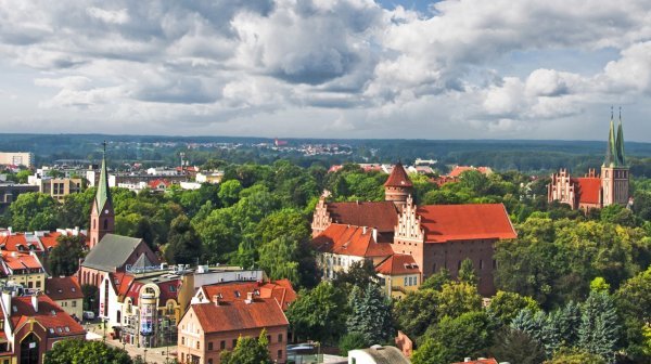 Luftbild der Stadt Allensteig