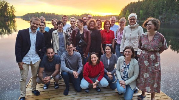 Gruppenfoto beim Besuch in Tampere