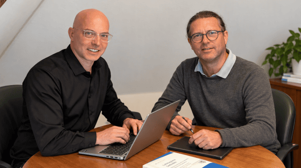 Interview zwischen zwei Menschen
