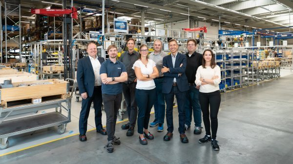 Gruppenfoto in Halle