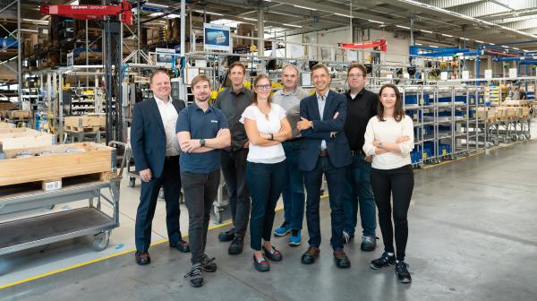 Gruppenfoto in Halle