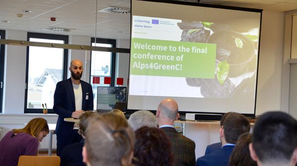Präsentation Abschlussevent Alps4GreenC in Wieselburg