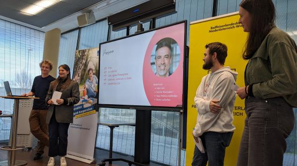 Während der Präsentationen