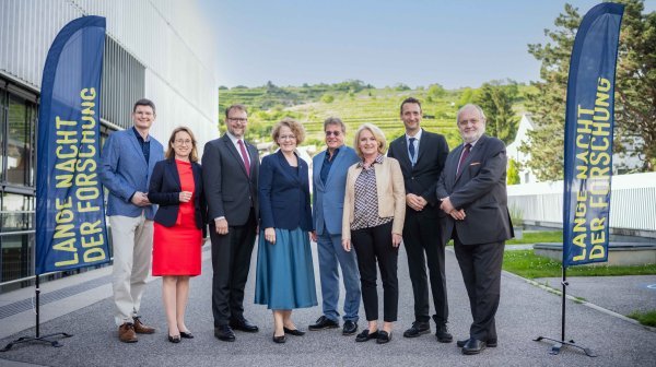 Gruppenfoto Lange Nacht der Forschung in Krems