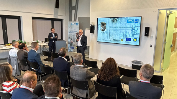 Vortragssituation des Führungskräfte-Treffen