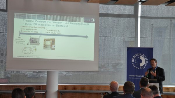 Vortragender bei der Veranstaltung